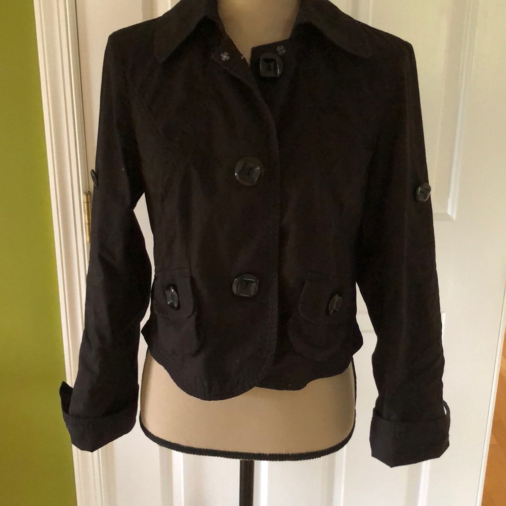 INC WOMEN BLACK JACKET SIZE M
